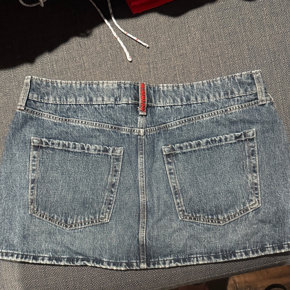 Hollister Light Blue Denim Mini Skirt - Picture 2 of 2